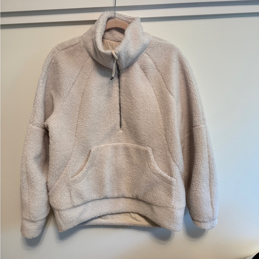 Lululemon Scuba Oversized Sherpa - Cream